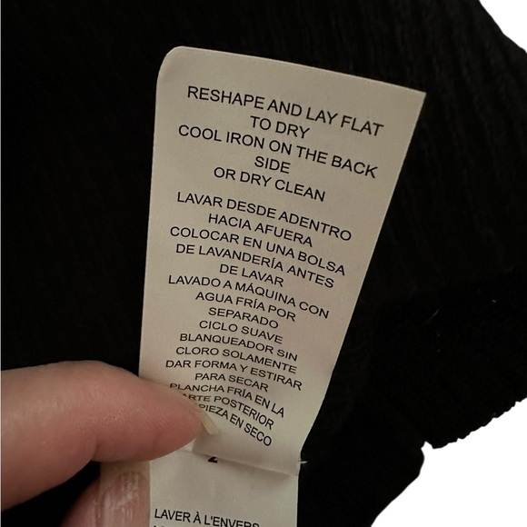 NWOT Michael Kors Ribbed knit Chain Cutout sweater . Size XL Black - Picture 11 of 13